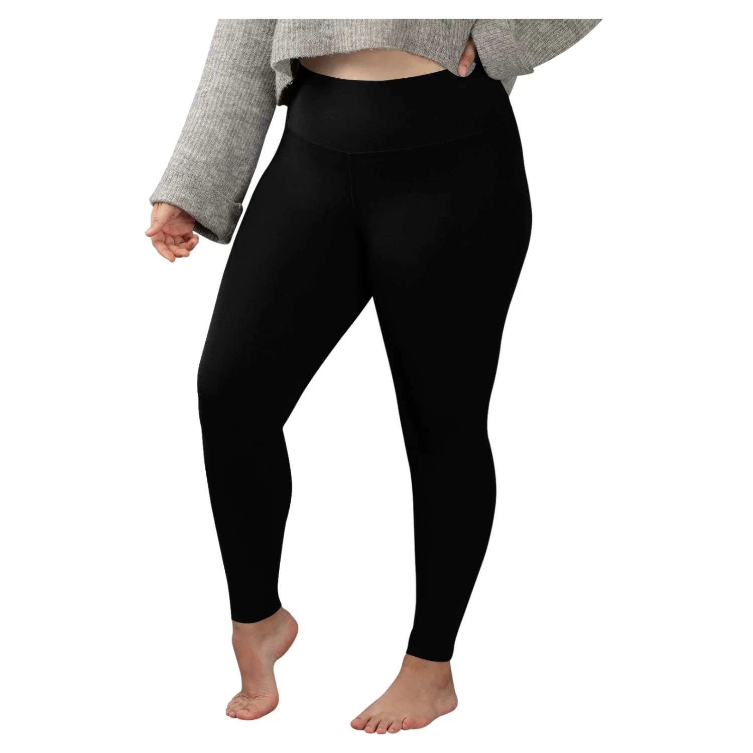 24/7 Full Length Leggings - Black (Adults & Kids) - Image 4