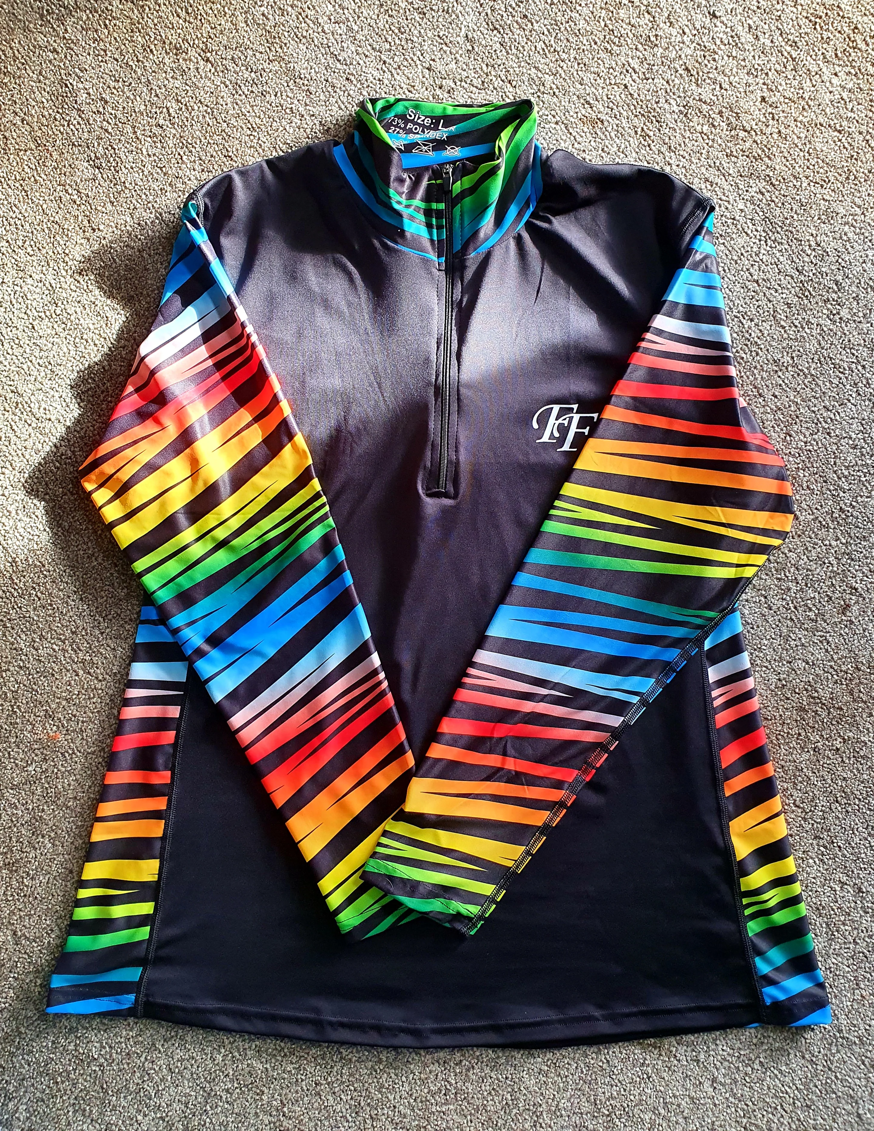 Rainbow Zebra Base Layers - Adult - Image 7