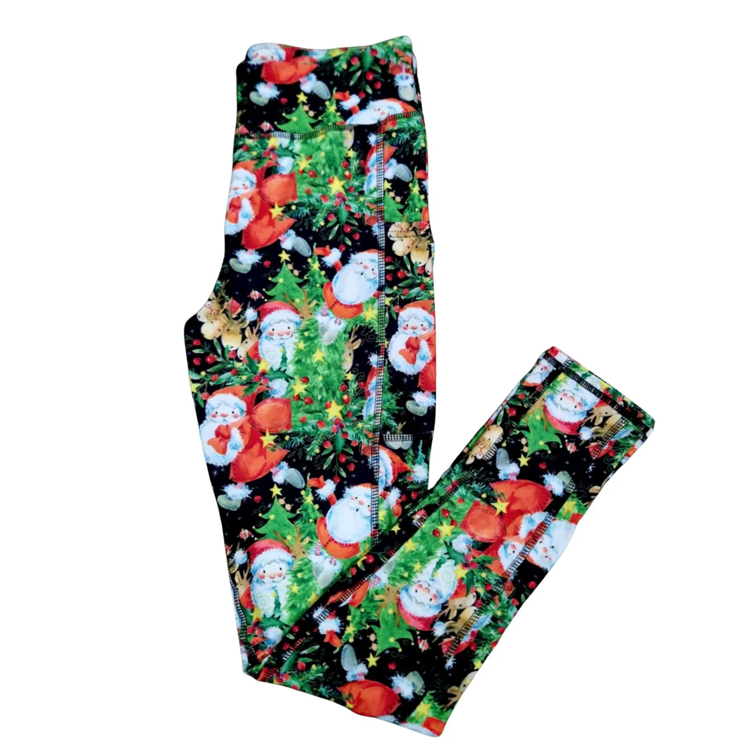 SCULPT Yoga Full Length Leggings - Santa’s Wonderland - Image 3