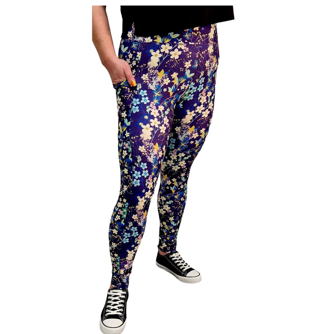 SCULPT Yoga Full Length Leggings- Forget-Me-Not - Image 3