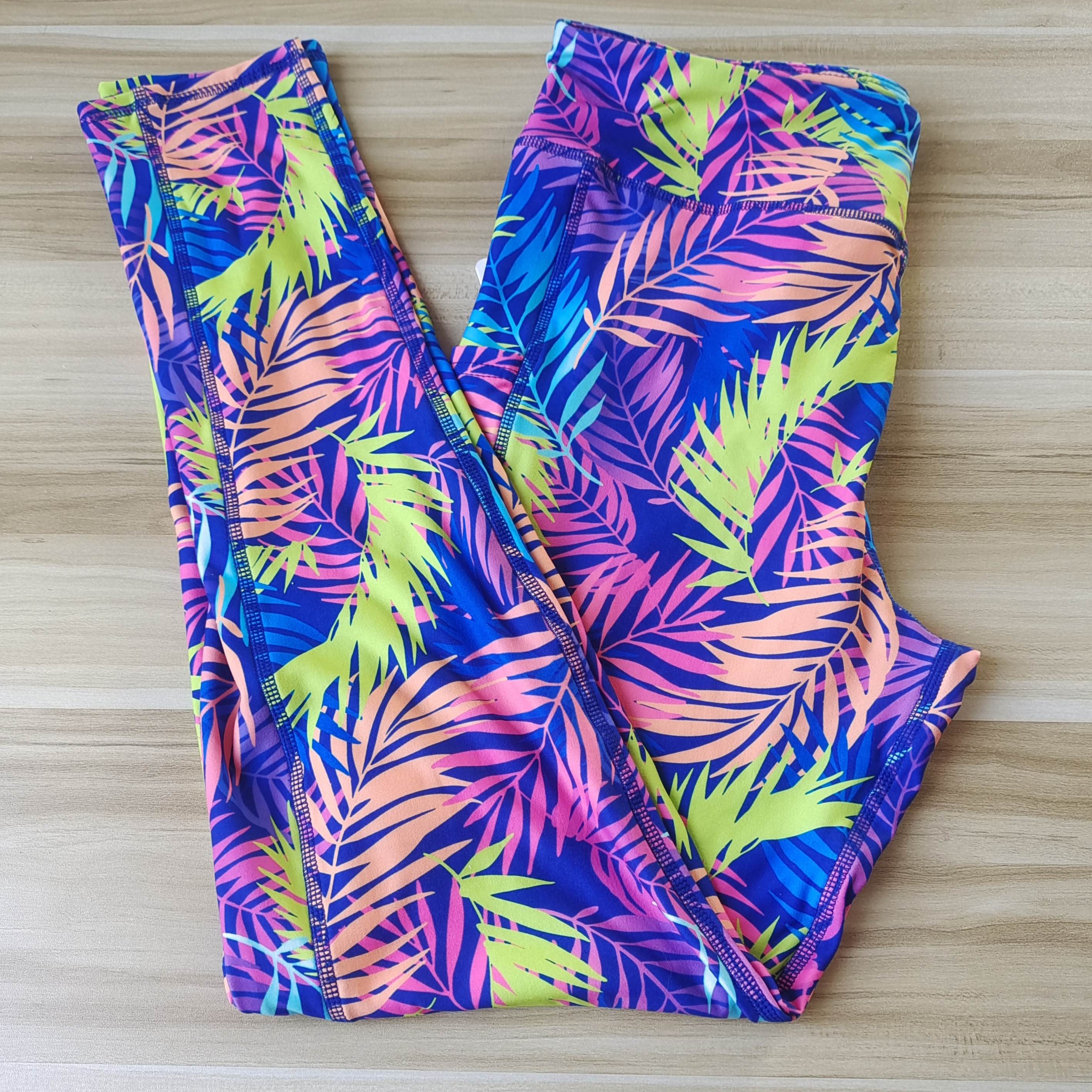 SCULPT Yoga Full Length Leggings- Night & Day Tropicana - Image 3
